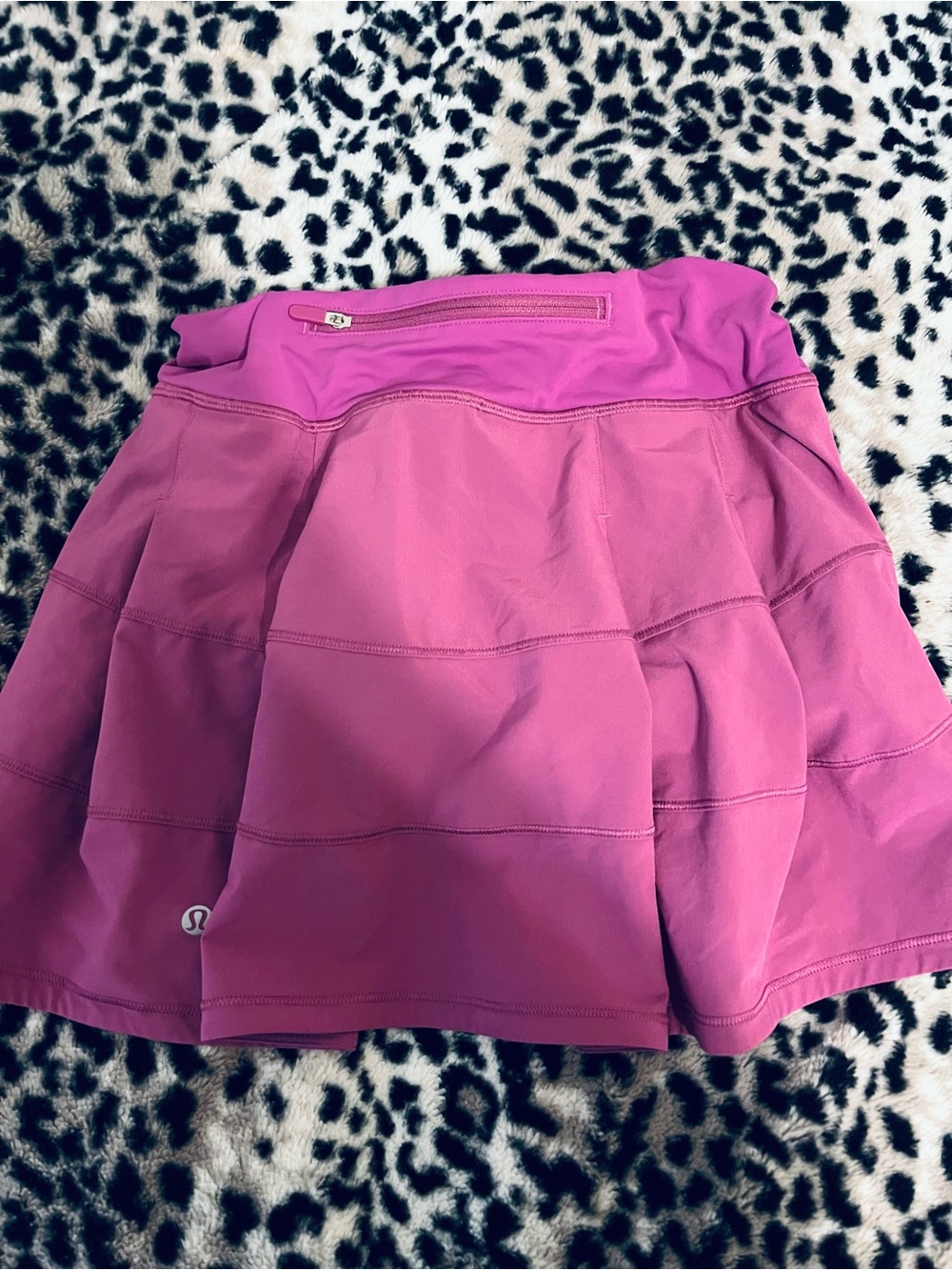 Lululemon Magenta Pace Rival Skirt